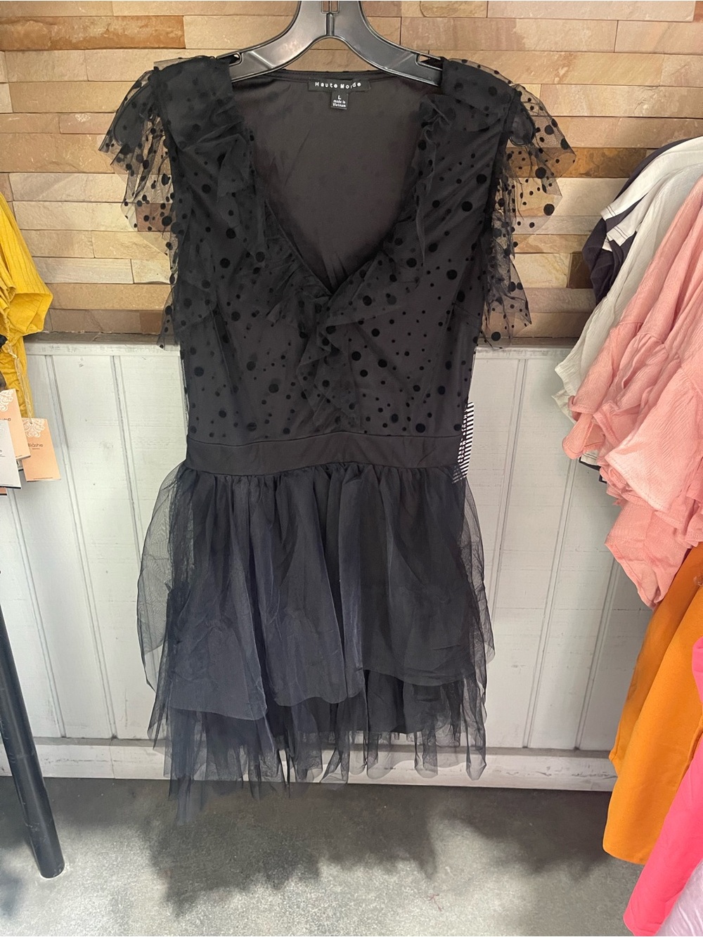 Black Tulle Party Dress